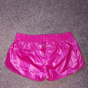 Lorna Jane active nylon shiny shorts